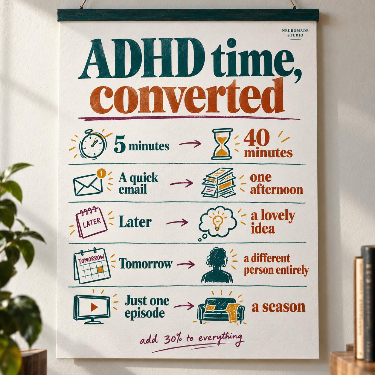 Art print · illustrated conversion chart