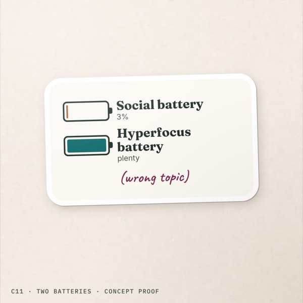 Original Two batteries concept